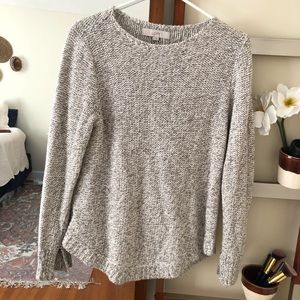Heathered Grey Loft Sweater